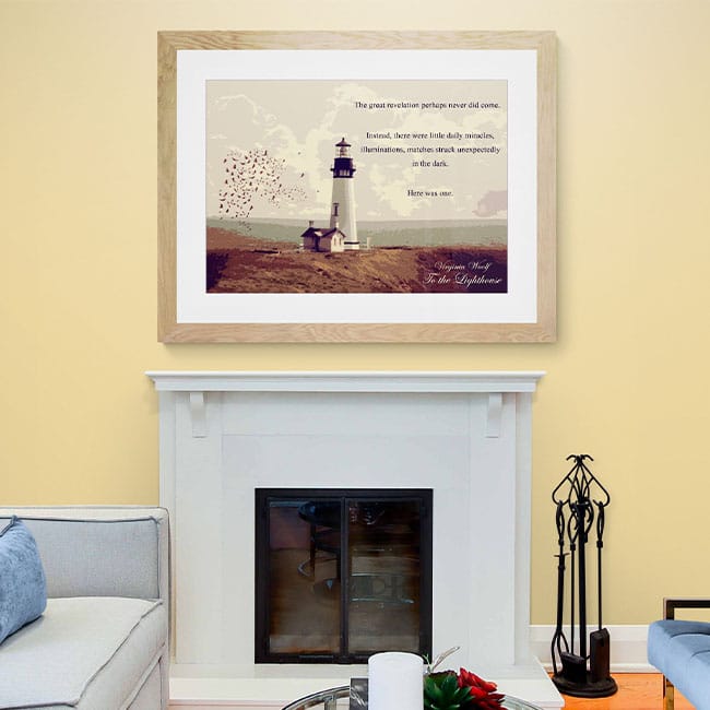 To the Lighthouse Art Print